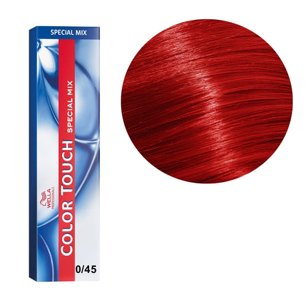 a box of red hair dye with a white background