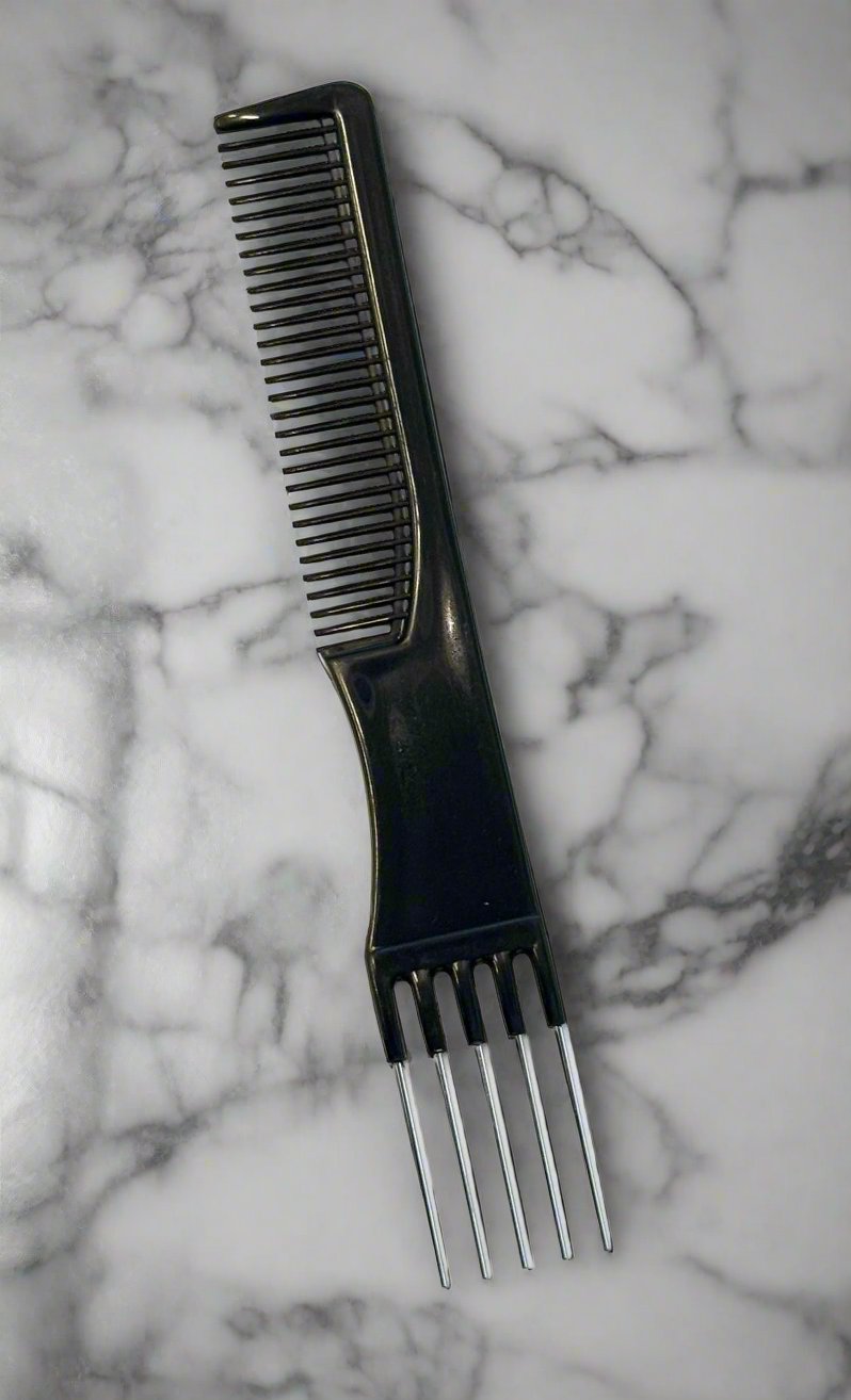 Metal fork comb