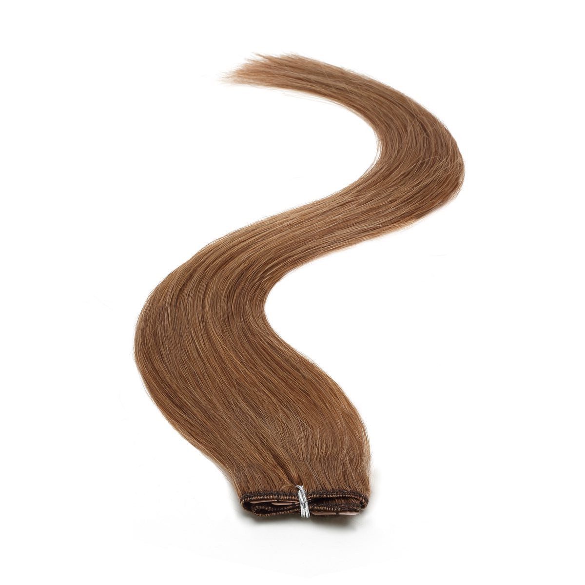 Single Weft Clip in Hair 18" Warm Brown 4lb - Beauty Hair Products LtdHair Extensions