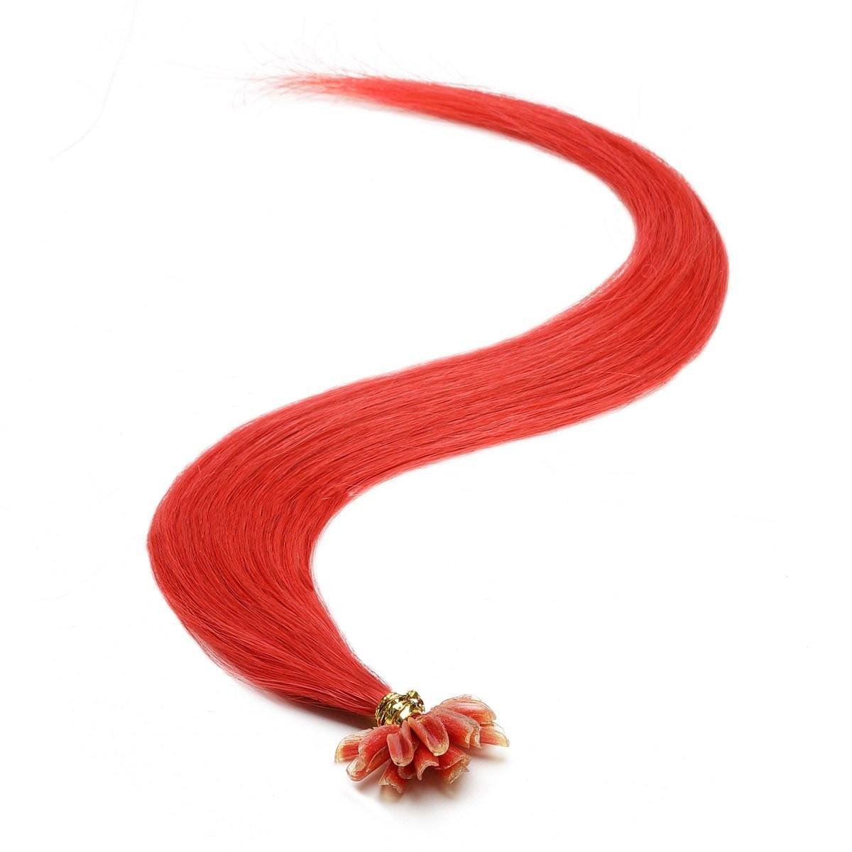 U Tip Human Hair Extensions 18" RED - Beauty Hair Products LtdHair Extensions